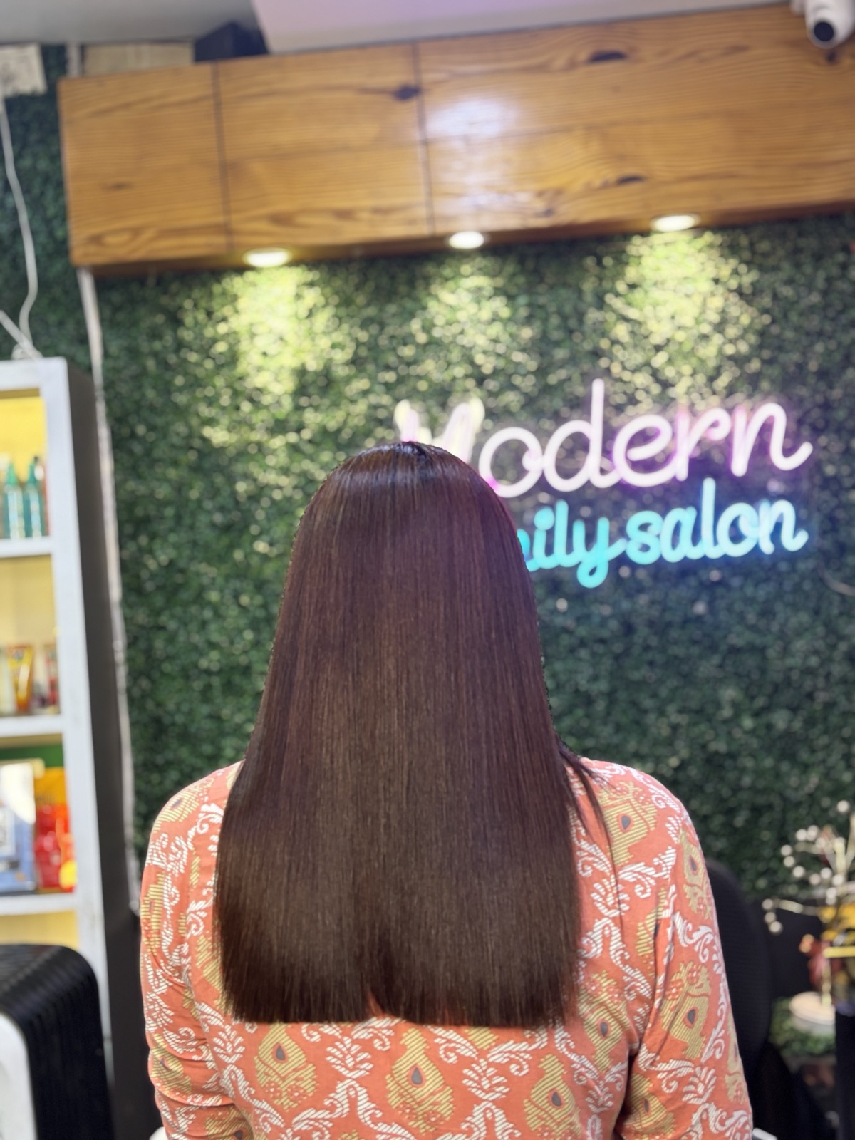 Modern hair styling - style 9