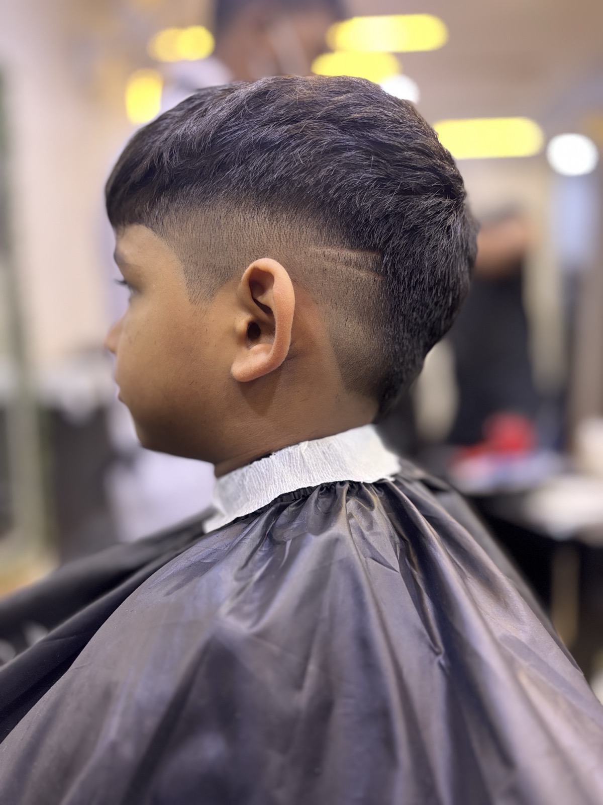 Modern hair styling - style 10