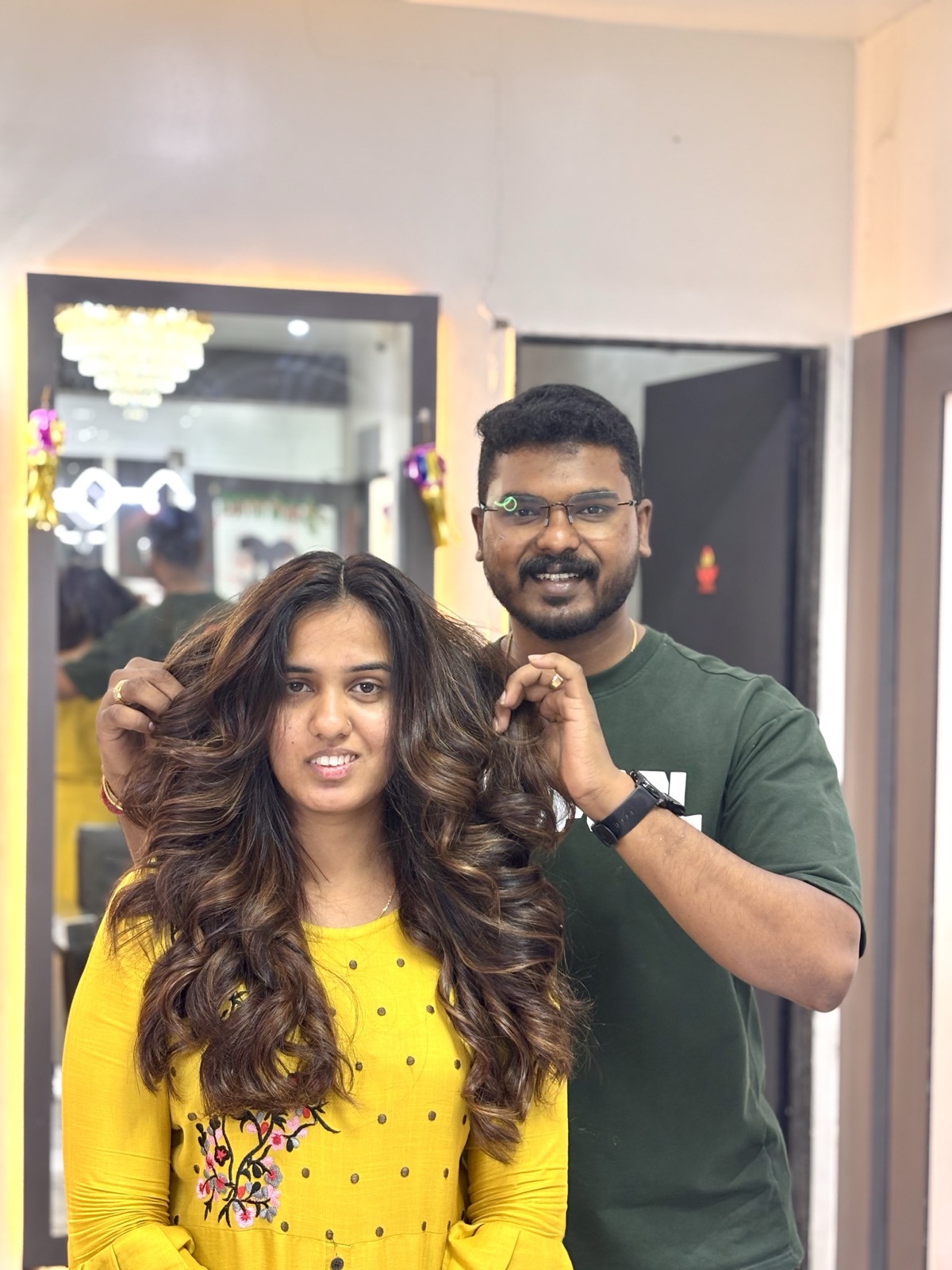 Modern hair styling - style 13