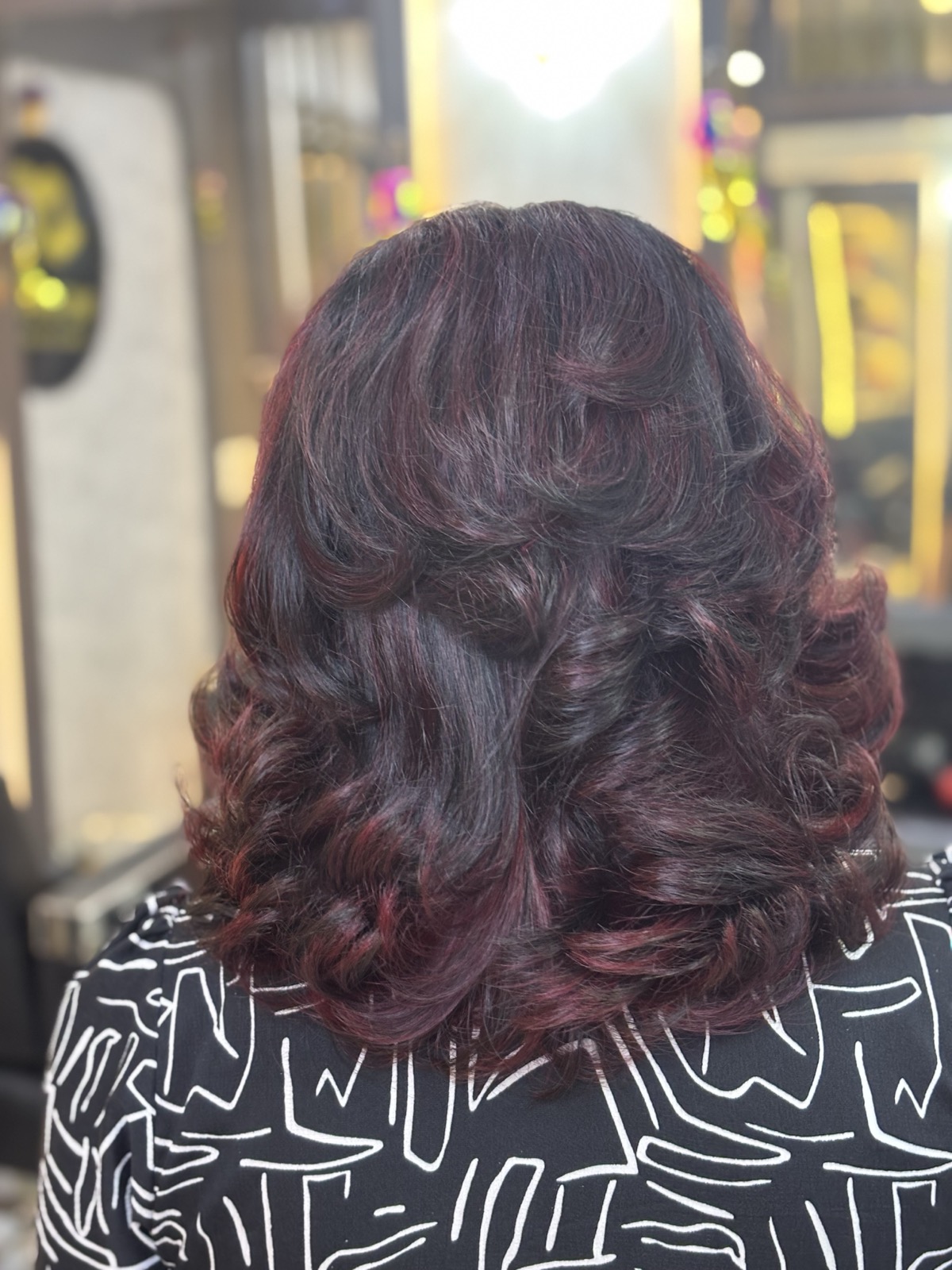 Modern hair styling - style 14