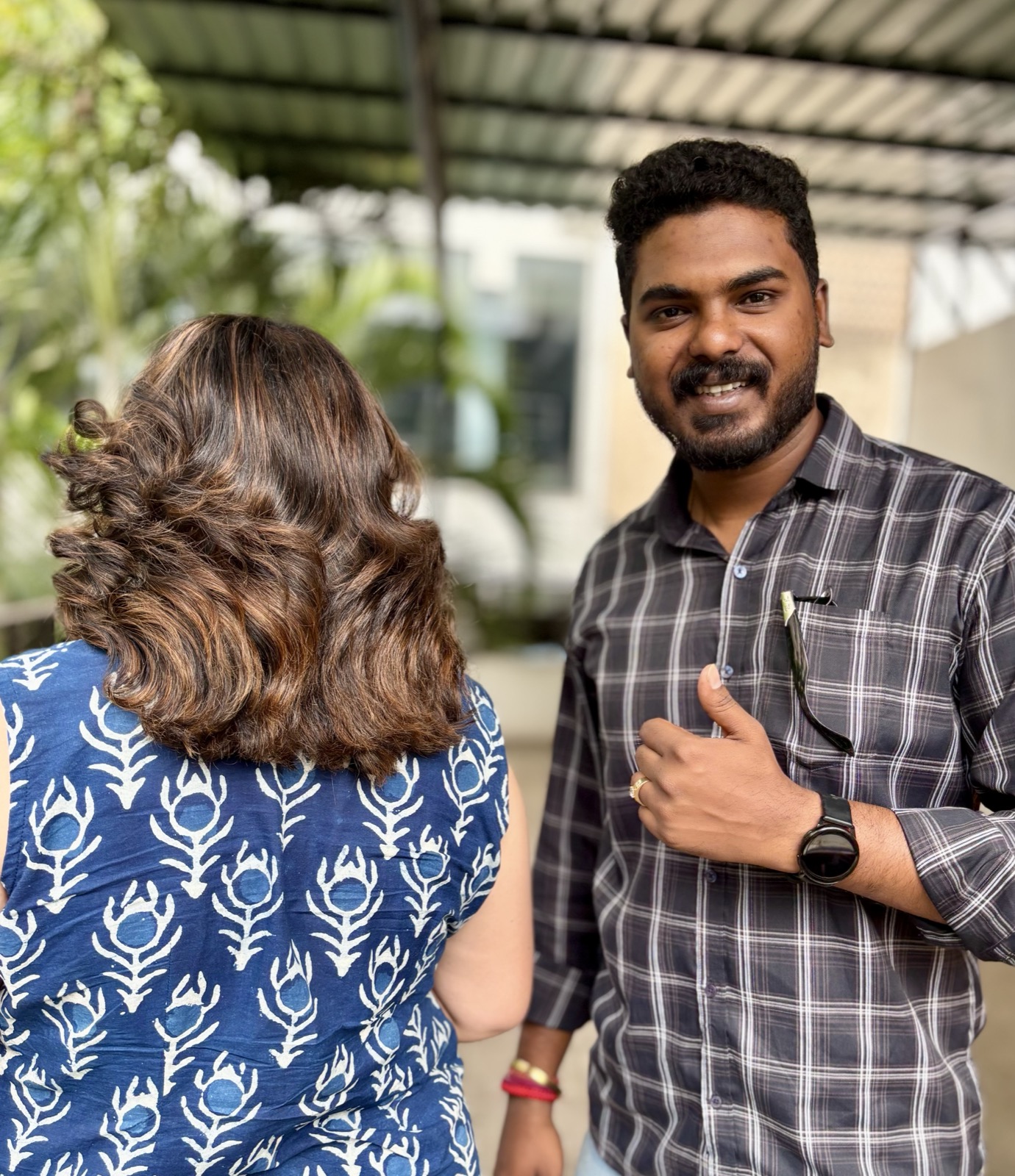 Modern hair styling - style 26