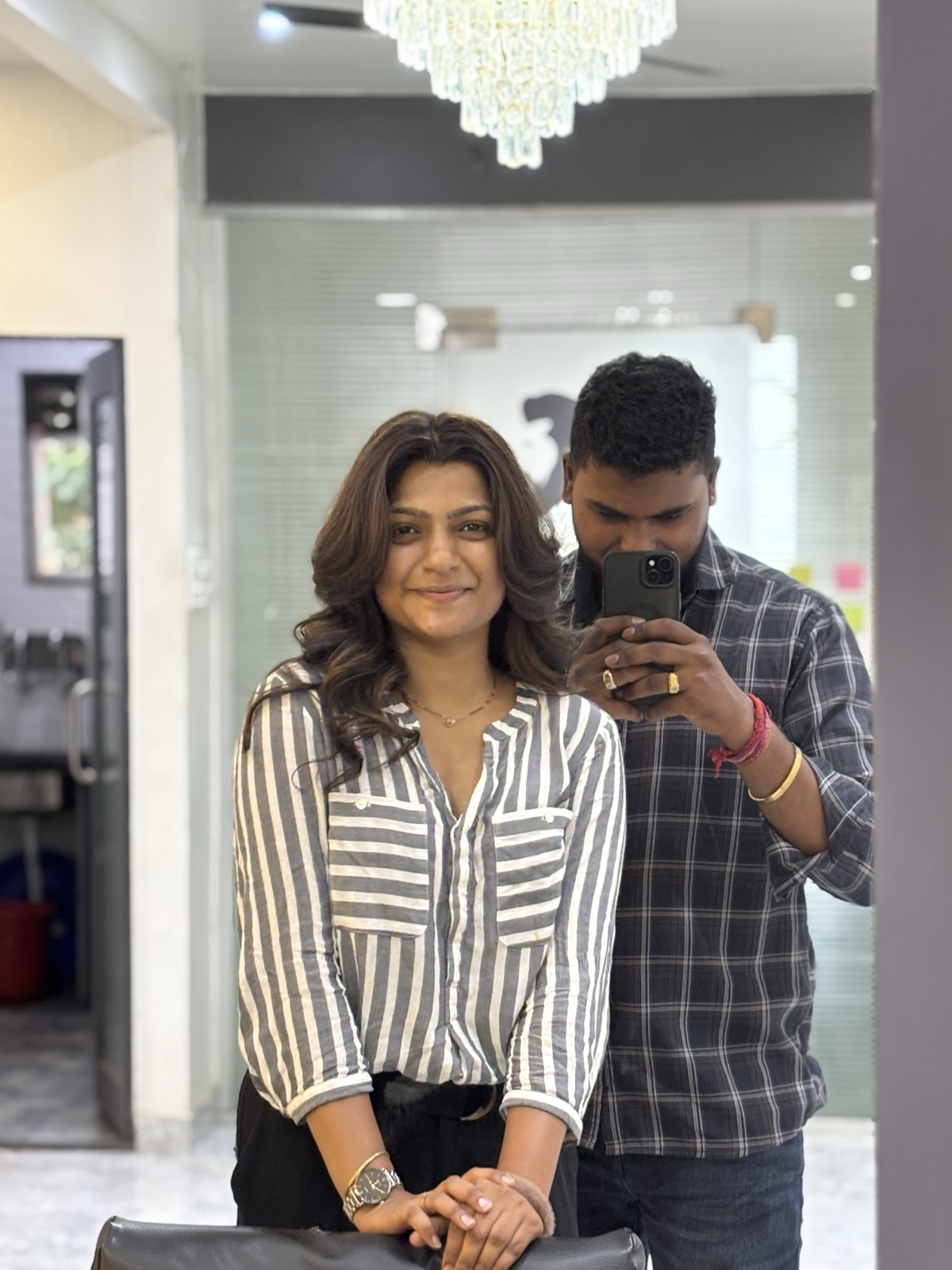 Modern hair styling - style 34