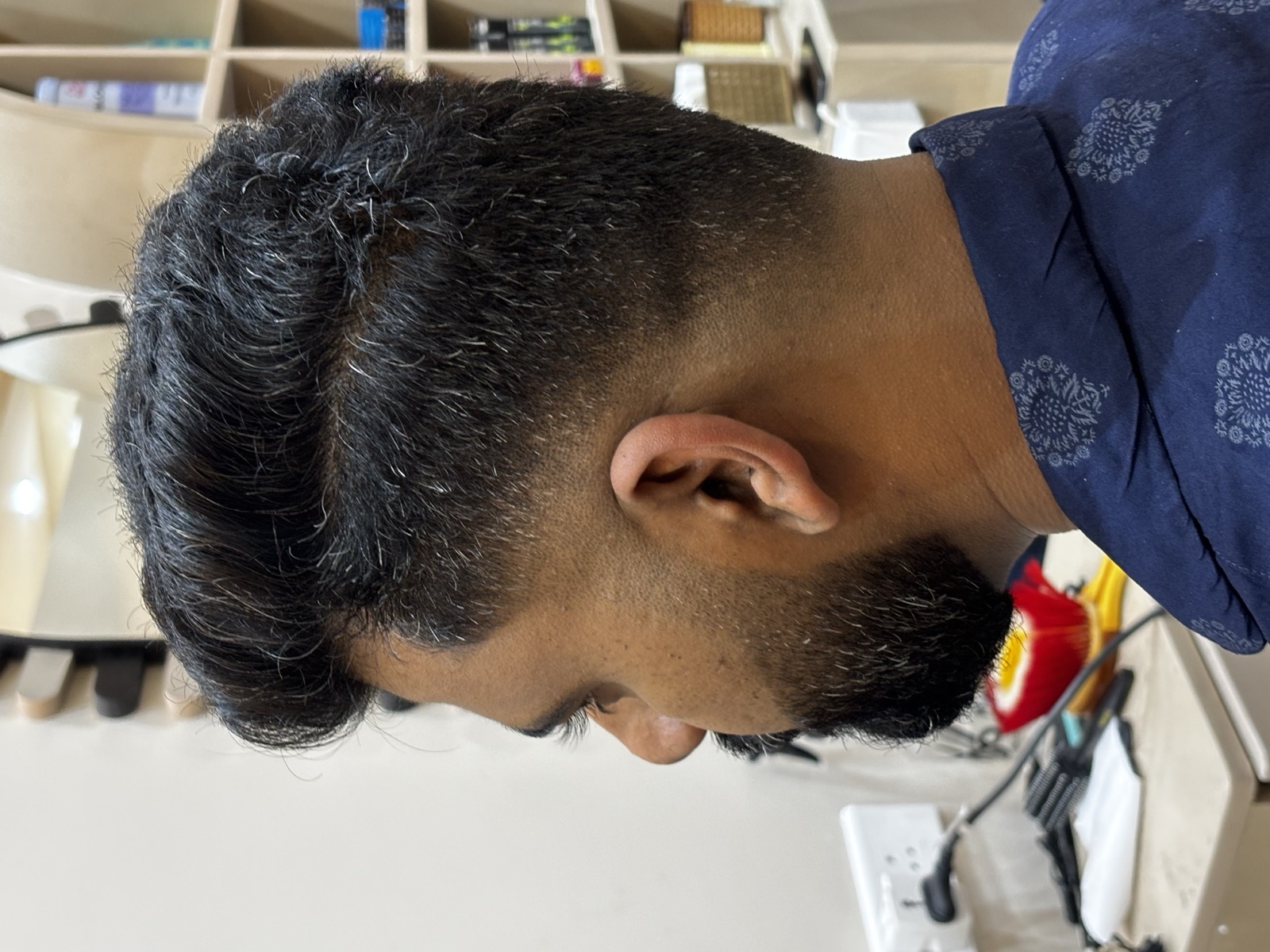 Modern hair styling - style 35