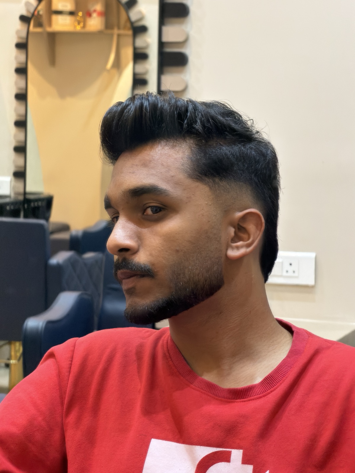 Modern hair styling - style 43