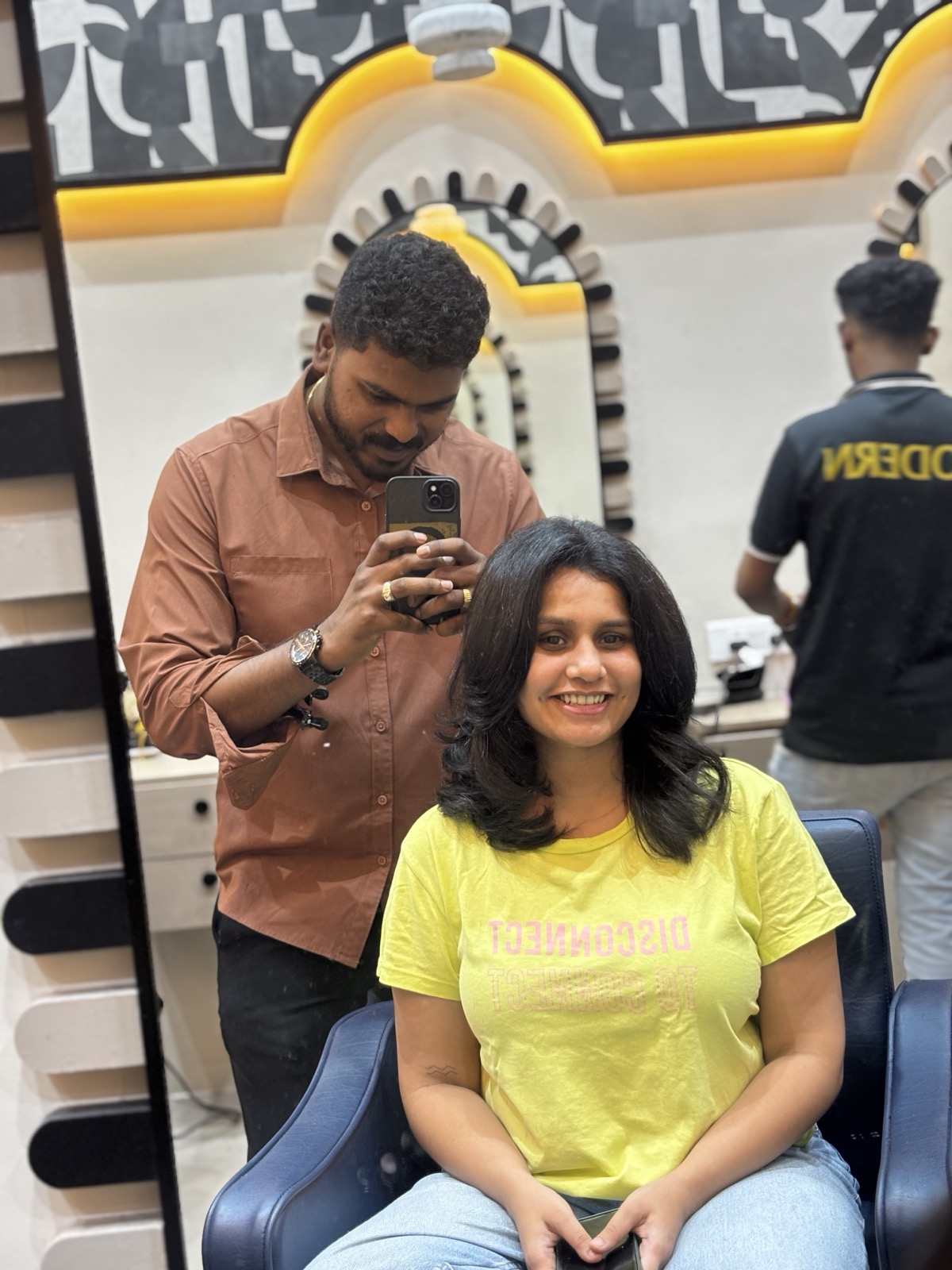 Modern hair styling - style 44
